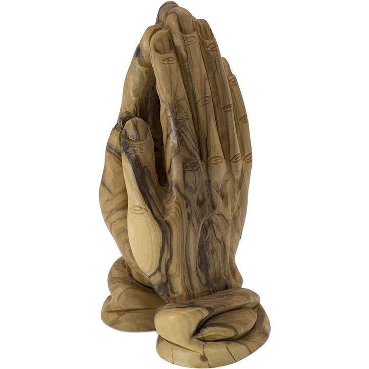 Praying Hands Made in Olive wood From Bethlehem Holyland