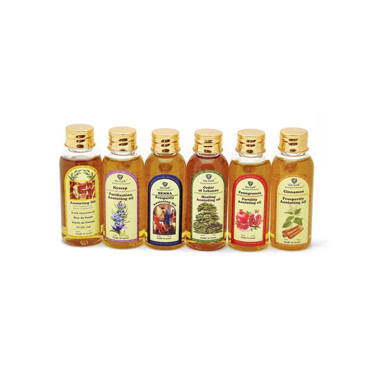 Lot of 6 x mix Ein Gedi Anointing Oil - 1 fl. oz from Holyland