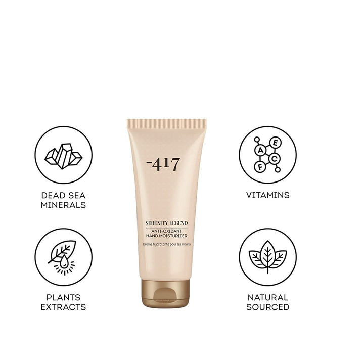 -417 Dead Sea Cosmetics Anti-Aging Hand Cream For Dry, Working Hands features Essential Vitamins & Oils