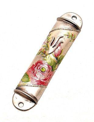 Metal Mezuzah in Silver Plated Hands Made By Lili Art Design