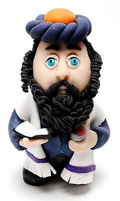 Jewish Figure Made of Clay Hand Made Art Designed