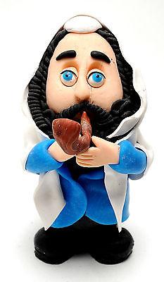 Jewish Figure Made of Clay Hand Made Art Designed