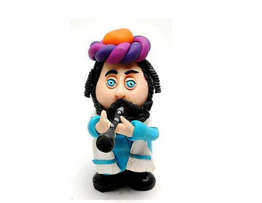 Jewish Figure Made of Clay Hand Made Art Designed