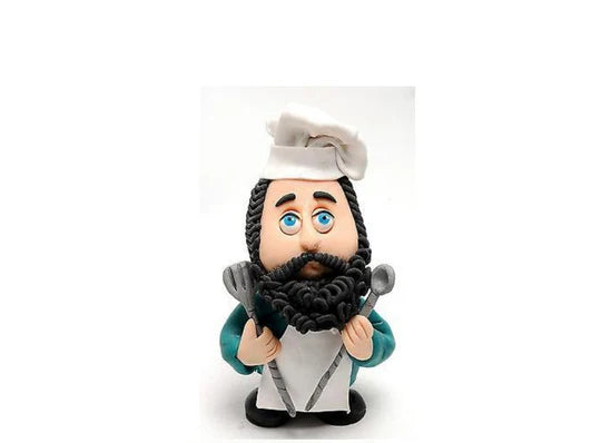 Jewish Figure Made of Clay Hand Made Art Designed