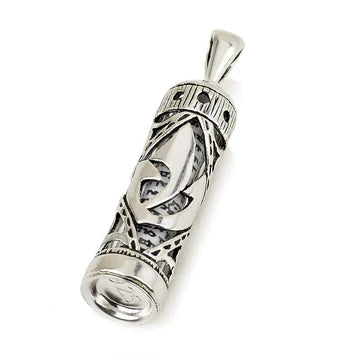 Mezuzah Pendant With Greeting Card Sterling Silver 925