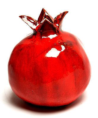 Red Pomegranate Hands Made Yigal Art Ceramic