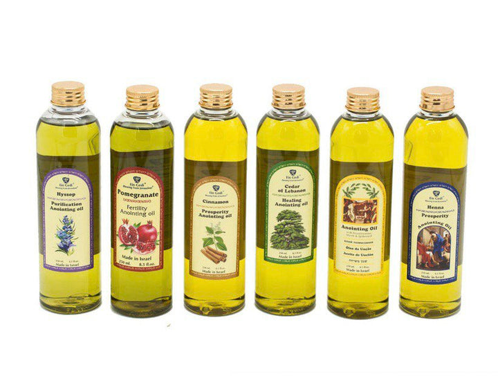 Lot of 6 x mix Ein Gedi Anointing Oil - 1 fl. oz from Holyland