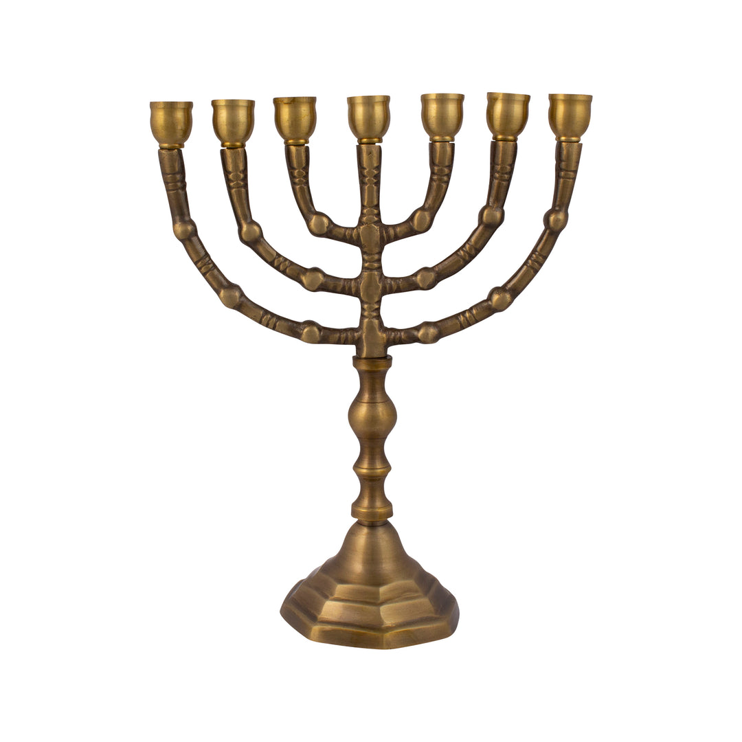 Authentic Bronze Plated Menorah 8″ / 20cm