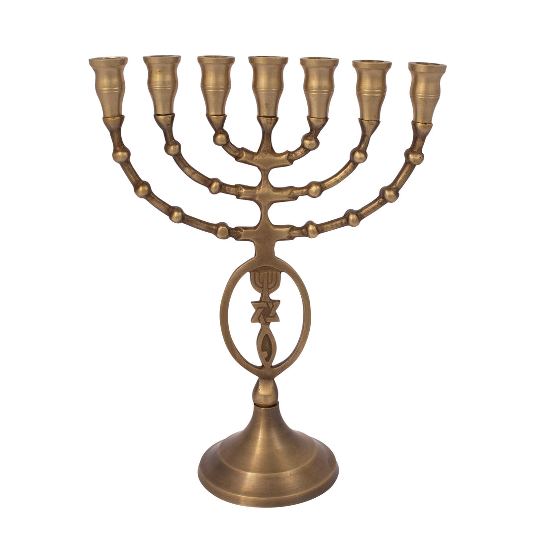 Authentic Bronze Plated Menorah 8″ / 20cm