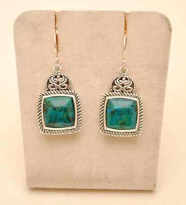 Eilat Stone Set Pendant & Earrings in 925 Sterling Silver #4 - Spring Nahal