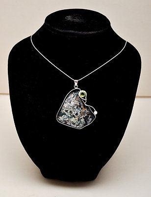 Roman Glass Pendant Necklace Authentic&Luxurious Sterling Silver Certificate #4 - Spring Nahal