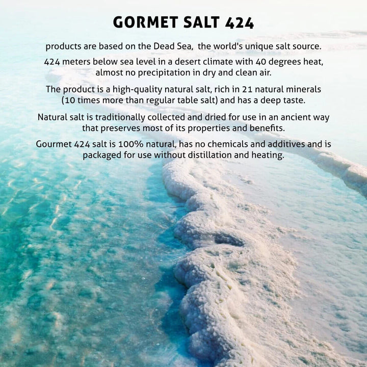 Gourmet Salt From The Dead Sea 3.87oz / 110 grams