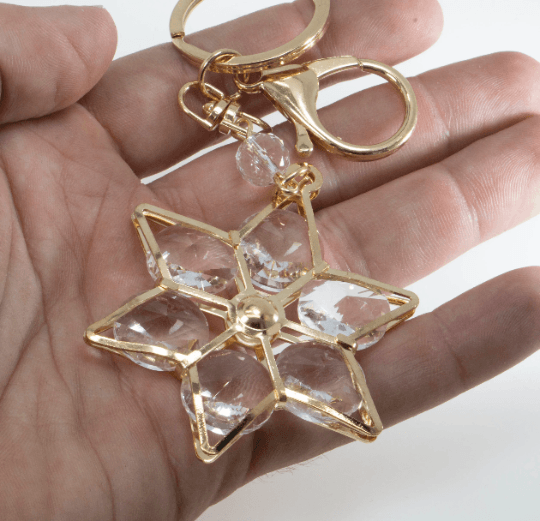 Star of David Keychain from Jerusalem Holyland - Spring Nahal