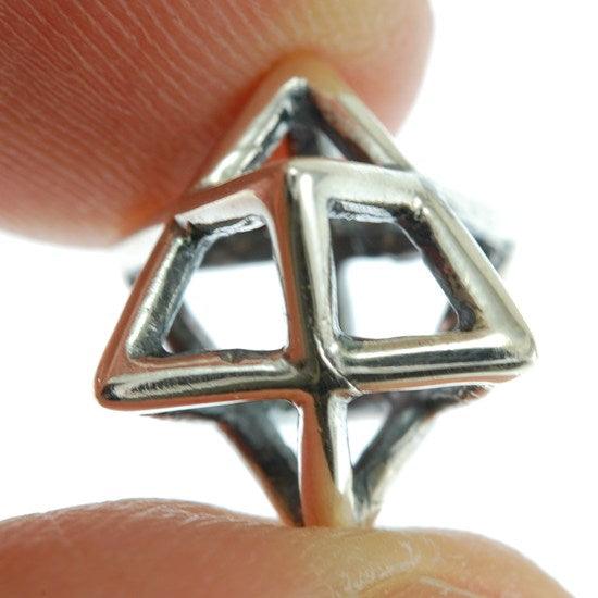 Star Of David Pendant With Chain Sterling Silver 925 #3 - Spring Nahal