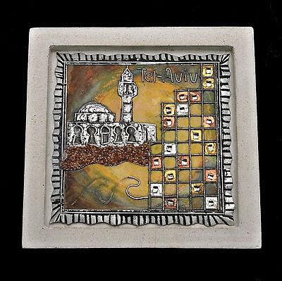 Tel-Aviv City Made By Jerusalem Stone With Bronze Enamel. - Spring Nahal